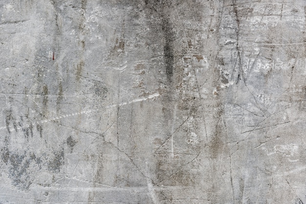 긁힘과 오래 된 시멘트 벽