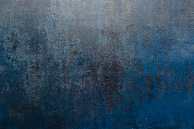 파란색 페인트로 오래 된 콘크리트 질감