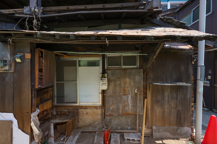 무료 Photo 오래된 유령집 배경
