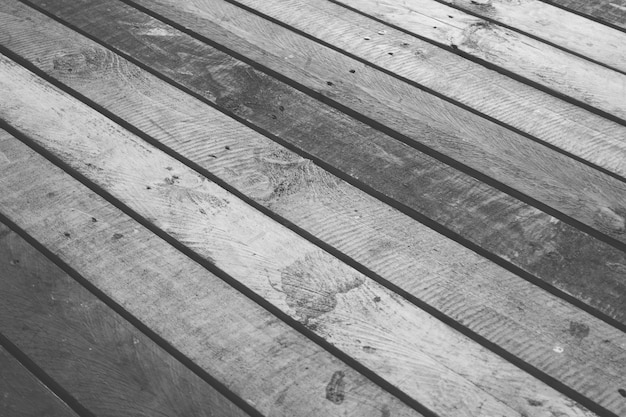 Old monochrome plank table background