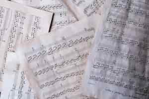 Free photo old music notes