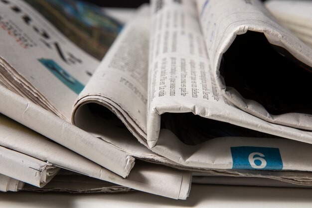 古い新聞の出版物の取り決め