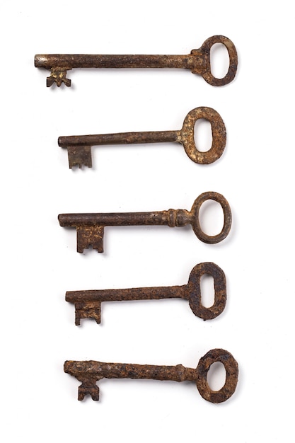 Old ornate keys