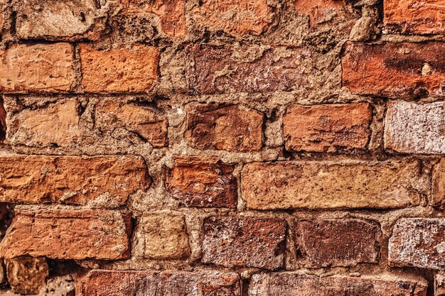 Old red brick wall texture background. Old brick wall texture.