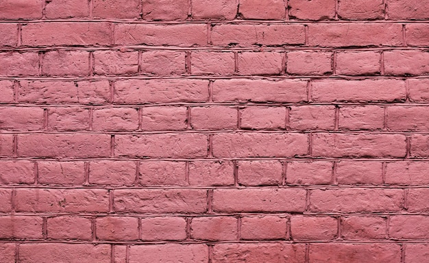 Old red brick wall texture background