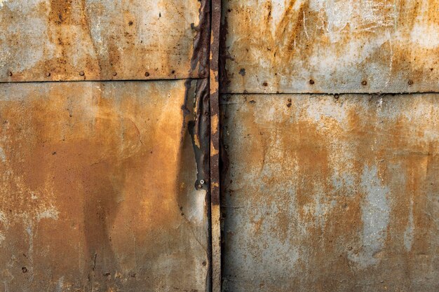 Old rusty metallic background