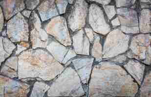 Free photo old stone wall texture