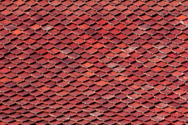 old tiles roof background