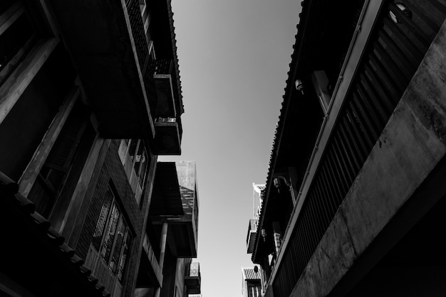 Explore the Timeless Beauty of Old Town Buildings in Bangkok – Free Stock Photos