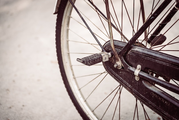 Old vintage bicycle