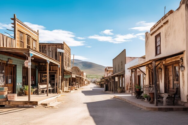 old western town concept