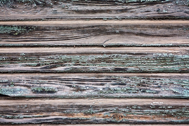 Бесплатное фото Старый деревянный фон с горизонтальными досками. старая деревянная стена. копировать пространство