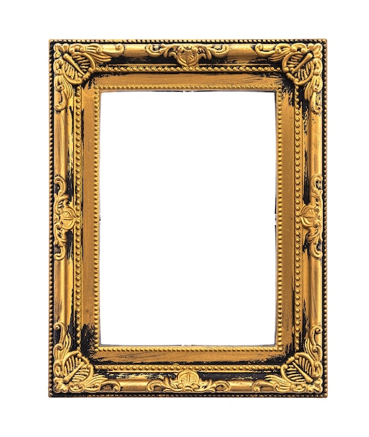 Free photo old wooden frame