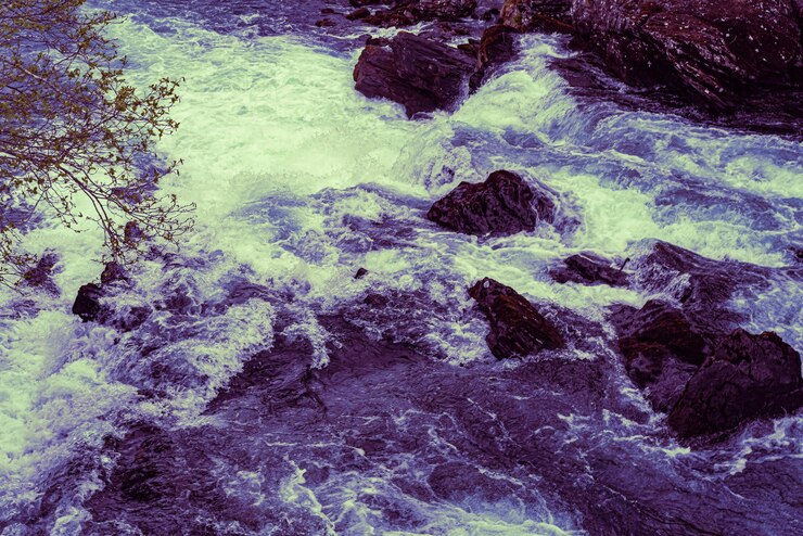 Free Photo olden norway may 17 2023 river and mountains