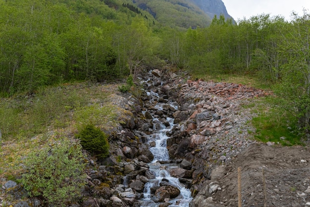 Foto gratuita olden norvegia 17 maggio 2023