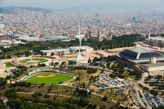 Olimpic area of Montjuic. Barcelona