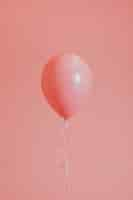 Free photo one pink balloon