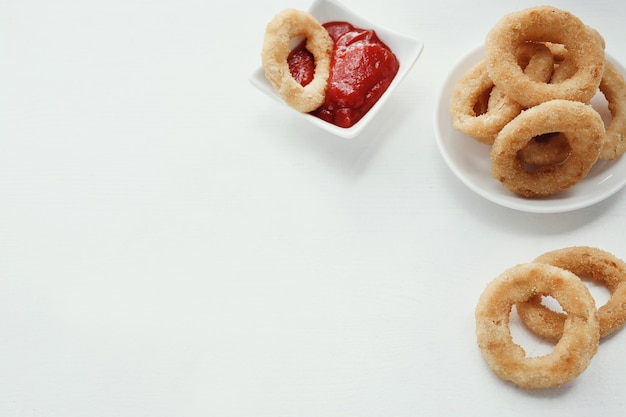 Free photo onion rings