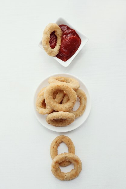 Free photo onion rings