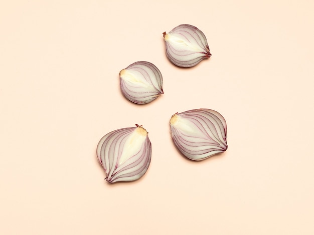 Free photo onion slices