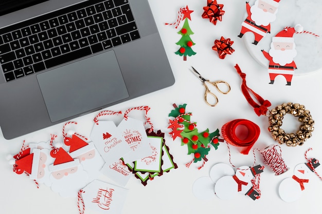 Free photo online christmas shopping