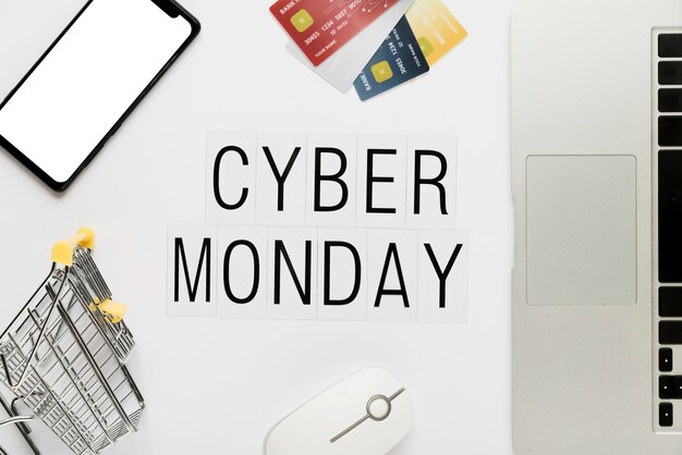Online cyber monday shopping 