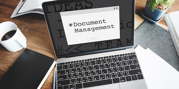 Free photo online data storage document management technology