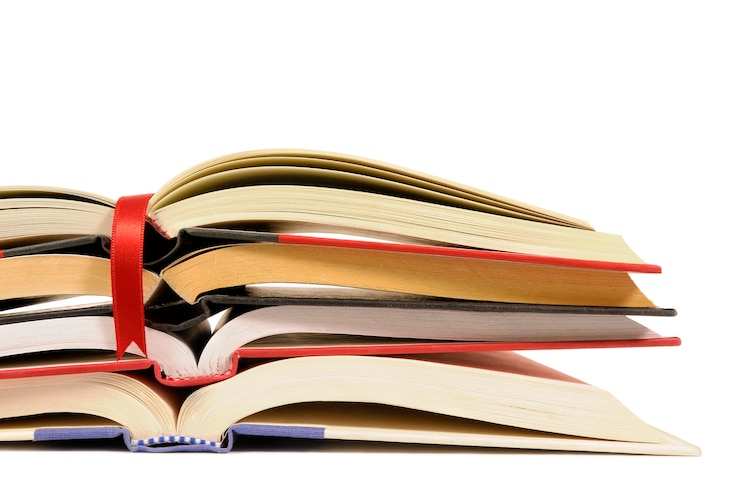 Free Photo open textbook 