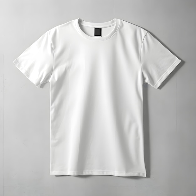 Free photo opened white tshirt for design