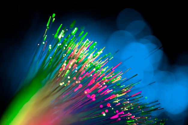 Optical fiber background 