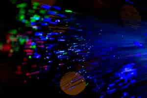 Free photo optical fiber background