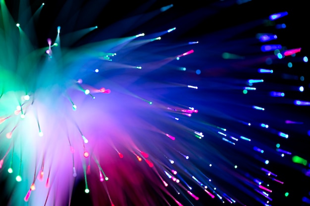 Free photo optical fiber background