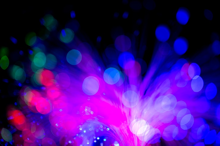 Free Photo optical fiber background