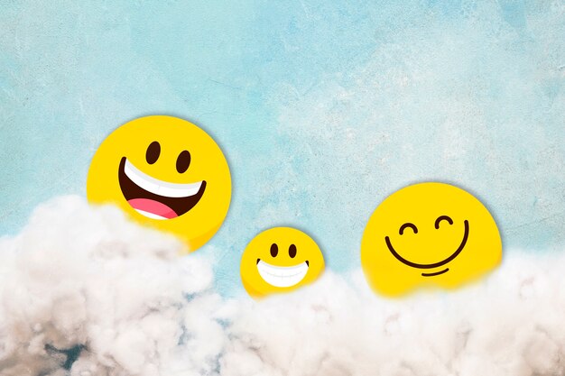 Optimism wallpaper with smiley face