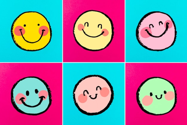 Optimism wallpaper with smiley face