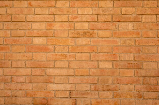 Orange brick wall 