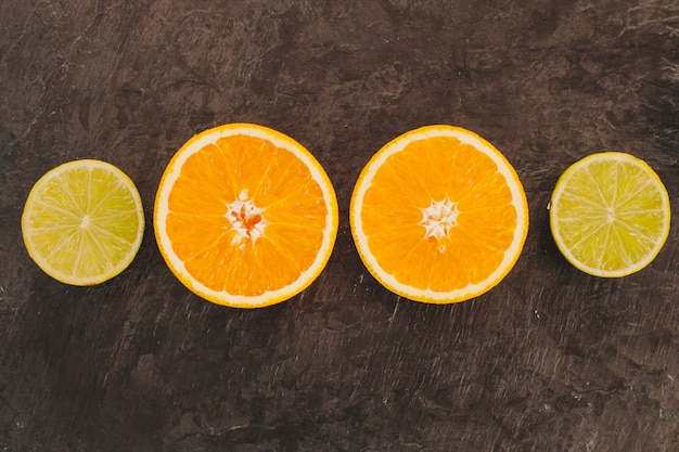 Orange and lemmon composition