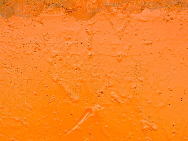 Orange painted textured surface