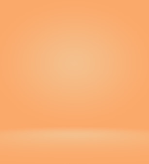 Sfondo arancione per studio fotografico verticale con vignetta morbida sfondo sfumato morbido dipinto c...