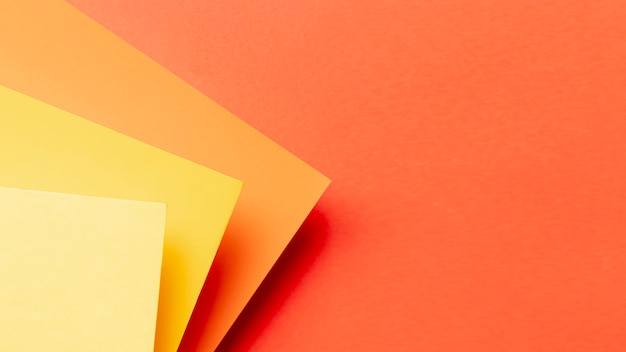 Orange shades pattern with copy space