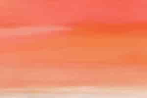 Free photo orange watercolor background, desktop wallpaper abstract design