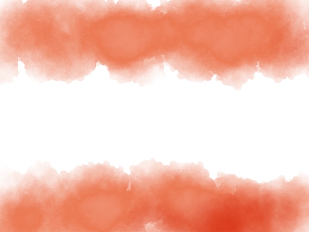 Free photo orange watercolor background