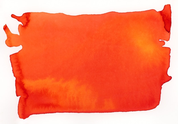 Оранжевая акварель текстуры