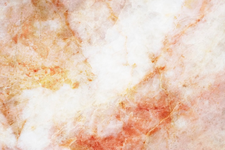 Free Photo orange and white marble textured background