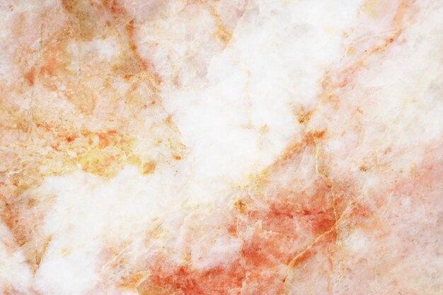 Orange and white marble textured background