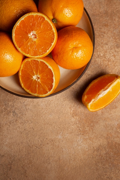 Free photo oranges still life in baroque style