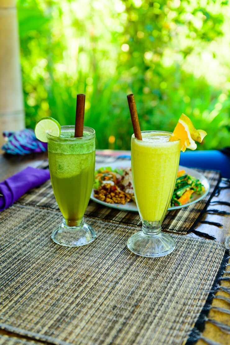Free Photo organic drinks