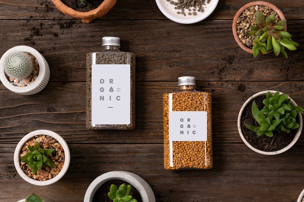 organic plant fertilizer packaging for delivery