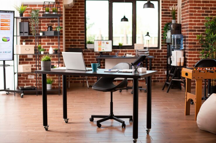 Free Photo organized startup office with no people