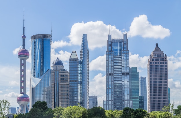 Foto gratuita torre orientale di peal a shanghai